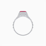 Load image into Gallery viewer, Edwardian Inspired Round Center Filigree Mounting Ring - Shahin Jewelry