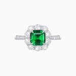Load image into Gallery viewer, Elegant Asscher Cut Ring with Vintage Flair - Shahin Jewelry