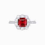 Load image into Gallery viewer, Elegant Asscher Cut Ring with Vintage Flair - Shahin Jewelry