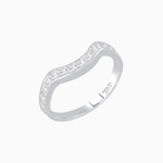 Load image into Gallery viewer, Elegant Contoured Diamond Matching Band - Shahin Jewelry
