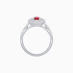 Load image into Gallery viewer, Elegant Emerald Cut Cluster Ring with Vintage Flair - Mounting - Shahin Jewelry