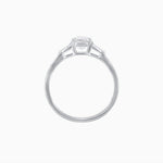 Load image into Gallery viewer, Emerald Cut Three-Stone Art Deco Inspired Engagement Ring - Shahin Jewelry