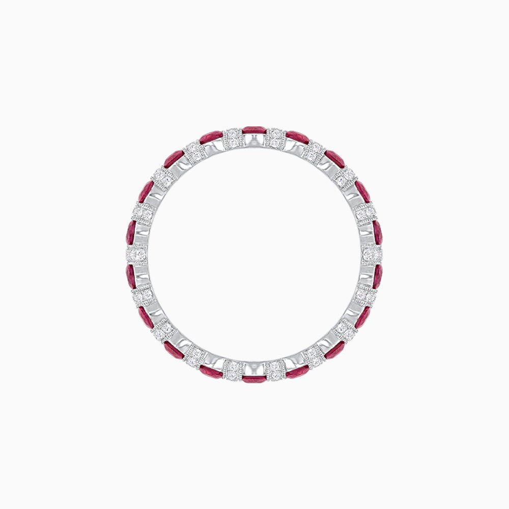 Enchanting Diamond Full Eternity Band - Shahin Jewelry