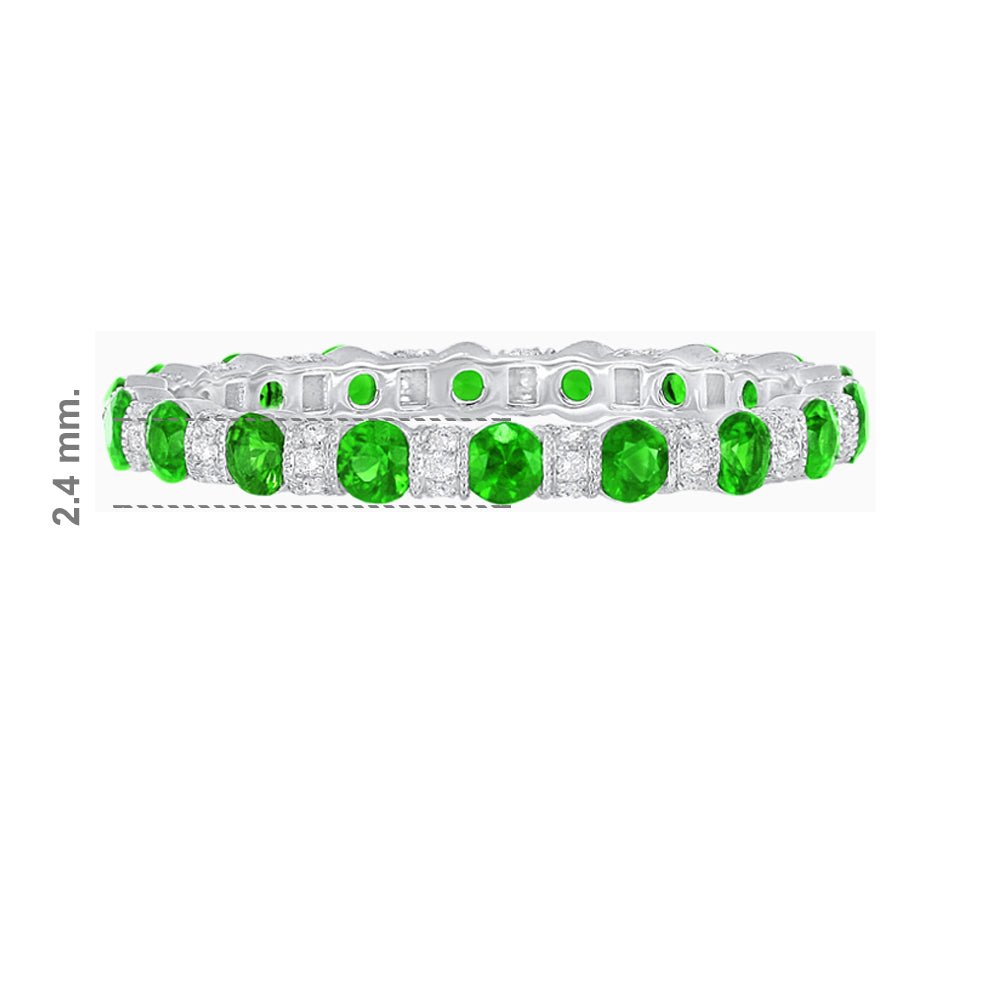 Enchanting Diamond Full Eternity Band - Shahin Jewelry