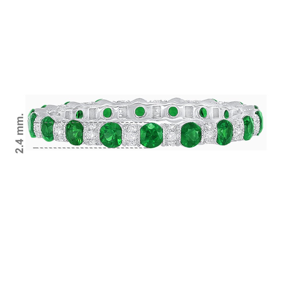 Enchanting Diamond Full Eternity Band - Shahin Jewelry