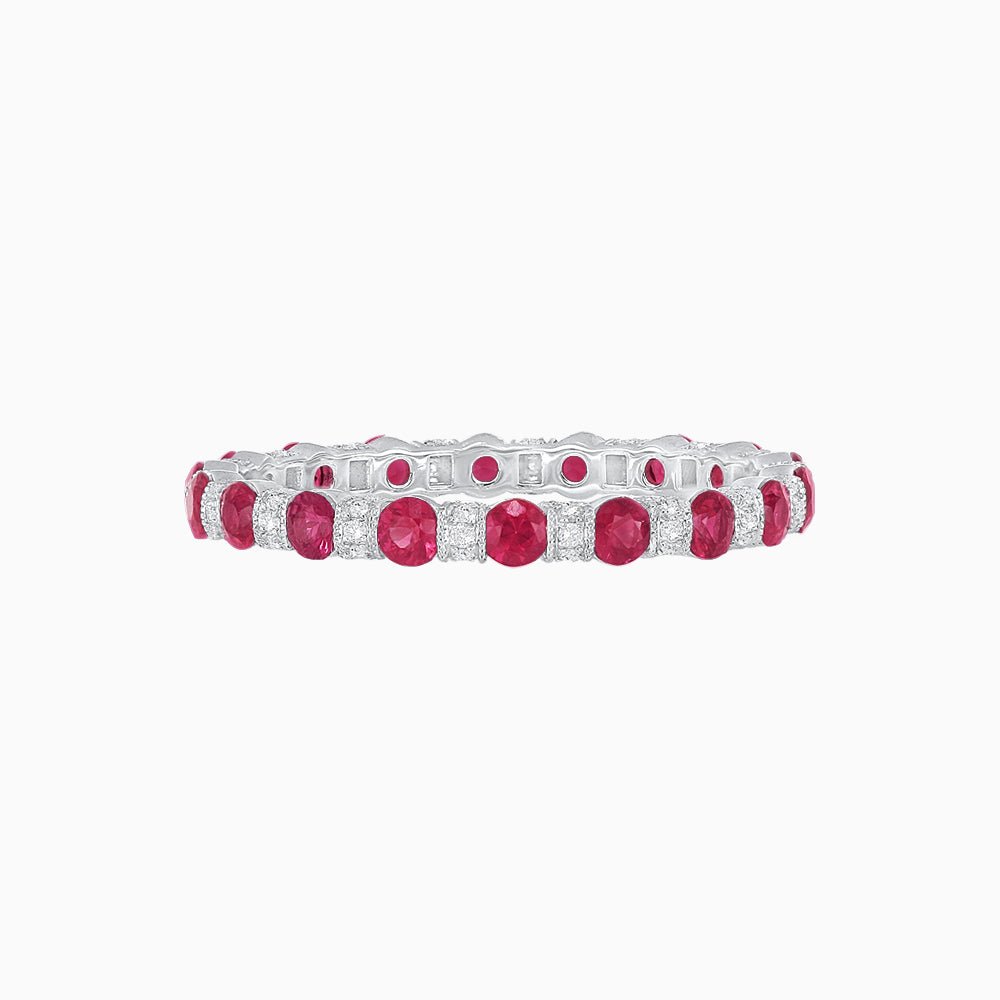 Enchanting Diamond Full Eternity Band - Shahin Jewelry