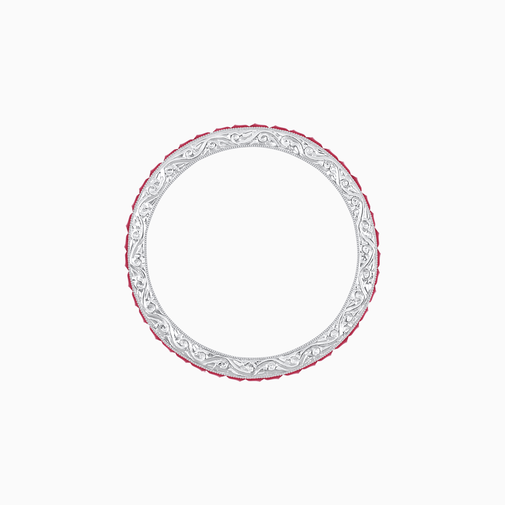 Exquisite Eternity Band with Customizable Gemstones - Shahin Jewelry