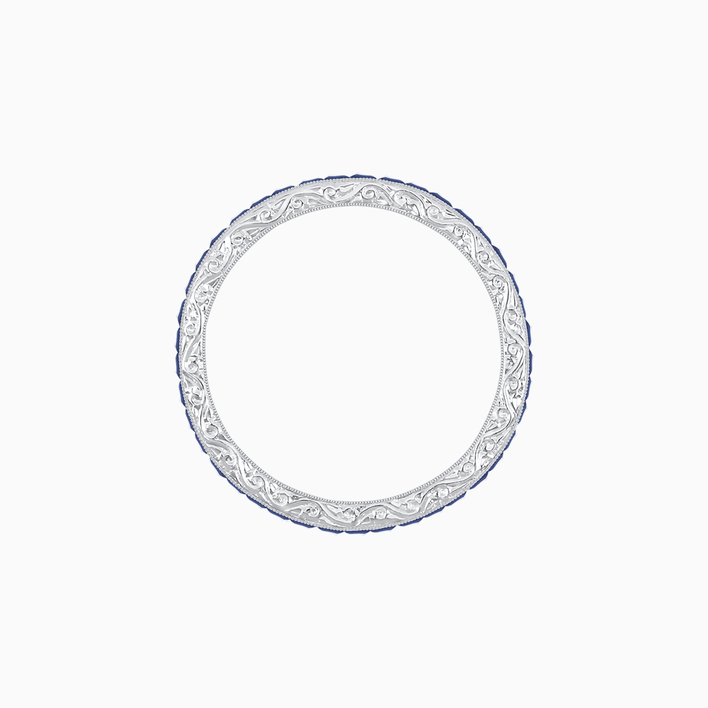 Exquisite Eternity Band with Customizable Gemstones - Shahin Jewelry