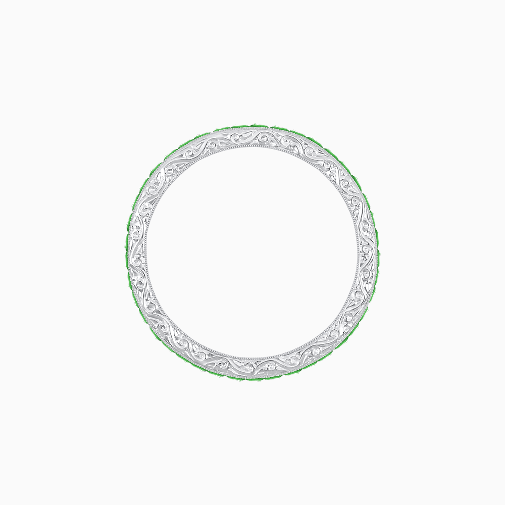 Exquisite Eternity Band with Customizable Gemstones - Shahin Jewelry