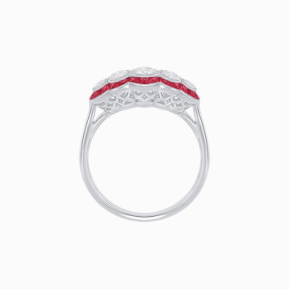 Five Stone Diamond Ring - Shahin Jewelry