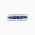 Load image into Gallery viewer, Gemstone and Diamond Band - Shahin Jewelry