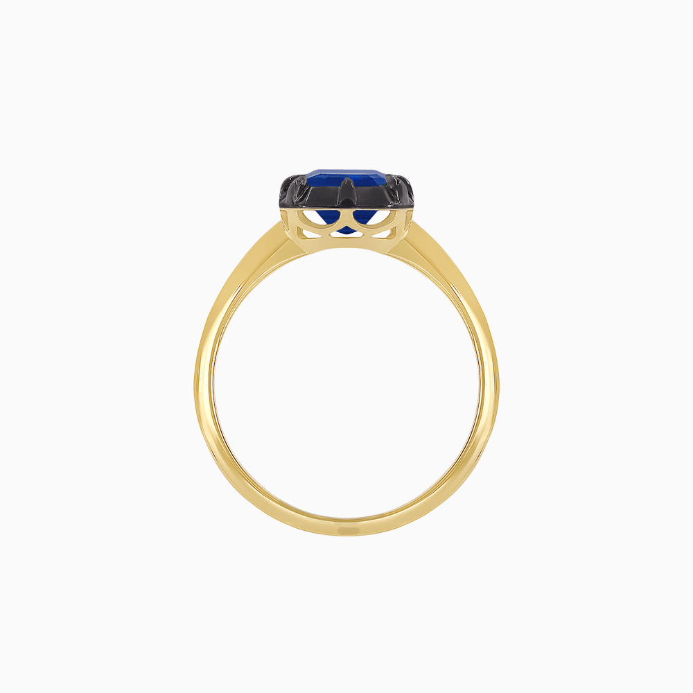 Georgian - Inspired Cushion - Cut Ring Mounting - Shahin Jewelry