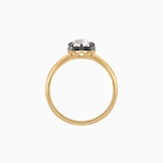 Load image into Gallery viewer, Georgian - Style Cushion Cut Ring with Bold Contrast - Shahin Jewelry