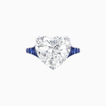 Load image into Gallery viewer, Heart Shape Ring with Diamond Accents - Shahin Jewelry