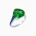 Load image into Gallery viewer, Heart Shape Ring with Diamond Accents - Shahin Jewelry
