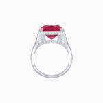 Load image into Gallery viewer, Heart Shape Ring with Diamond Accents - Shahin Jewelry