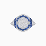 Load image into Gallery viewer, Illusion Setting Vintage Inspired Engagement Ring - Shahin Jewelry
