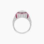 Load image into Gallery viewer, Illusion Setting Vintage Inspired Engagement Ring - Shahin Jewelry
