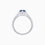 Load image into Gallery viewer, Marquise Center Mounting Engagement Ring with Accent Diamonds - Shahin Jewelry
