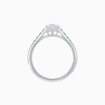 Load image into Gallery viewer, Marquise Center Mounting Engagement Ring with Accent Diamonds - Shahin Jewelry
