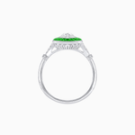 Load image into Gallery viewer, Marquise Cut Center Stone Double Halo Ring Mounting with French Cut Gemstone Accents - Shahin Jewelry