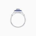 Load image into Gallery viewer, Marquise Cut Center Stone Double Halo Ring Mounting with French Cut Gemstone Accents - Shahin Jewelry