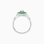 Load image into Gallery viewer, Marquise Cut Center Stone Double Halo Ring Mounting with French Cut Gemstone Accents - Shahin Jewelry