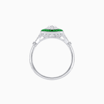 Load image into Gallery viewer, Marquise Cut Center Stone Double Halo Ring Mounting with French Cut Gemstone Accents - Shahin Jewelry