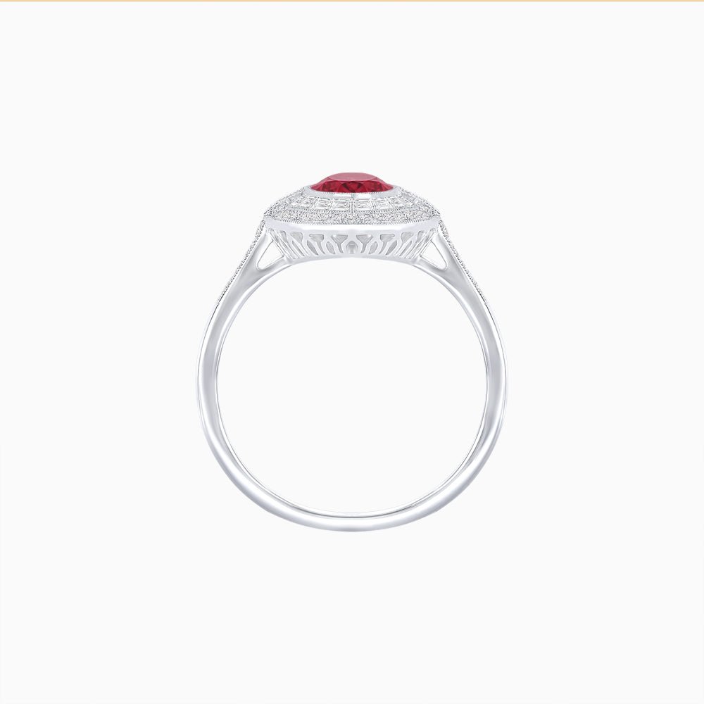 Marquise - Inspired Double Halo Diamond Engagement Ring Mounting - Shahin Jewelry