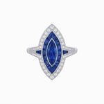 Load image into Gallery viewer, Marquise Shape Art Deco Style - Shahin Jewelry