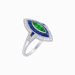 Load image into Gallery viewer, Marquise Shape Art Deco Style - Shahin Jewelry