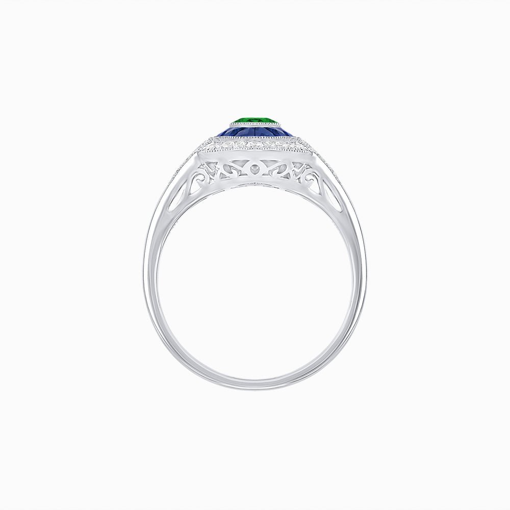 Marquise Shape Art Deco Style - Shahin Jewelry