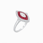 Load image into Gallery viewer, Marquise Shape Art Deco Style Diamond Ring - Shahin Jewelry
