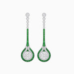 Load image into Gallery viewer, Ottoman Style Tulips Earrings with Diamond - Shahin Jewelry
