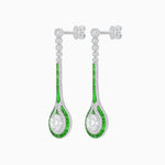 Load image into Gallery viewer, Ottoman Style Tulips Earrings with Diamond - Shahin Jewelry
