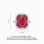 Load image into Gallery viewer, Oval Shape Art Deco Inspired Ring with Gemstone - Shahin Jewelry
