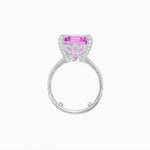 Load image into Gallery viewer, Radiant Emerald - Cut Gemstone Statement Ring - Shahin Jewelry