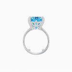 Load image into Gallery viewer, Radiant Emerald - Cut Gemstone Statement Ring - Shahin Jewelry