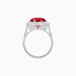 Load image into Gallery viewer, Round Center Stone Ring Mounting with Octagonal Diamond Halo - Shahin Jewelry