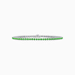 Load image into Gallery viewer, Round-Cut Tennis Bracelet with Bezel- Settings in Gemstones or Diamonds - Shahin Jewelry