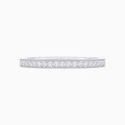 Round Diamond Full Eternity Wedding Band - Shahin Jewelry