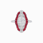 Load image into Gallery viewer, Scarab Vintage Art Deco Style Cocktail Ring with Diamond - Shahin Jewelry
