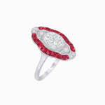 Load image into Gallery viewer, Scarab Vintage Art Deco Style Cocktail Ring with Diamond - Shahin Jewelry
