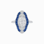 Load image into Gallery viewer, Scarab Vintage Art Deco Style Cocktail Ring with Diamond - Shahin Jewelry
