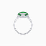 Load image into Gallery viewer, Scarab Vintage Art Deco Style Cocktail Ring with Gemstone - Shahin Jewelry
