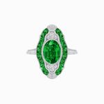 Load image into Gallery viewer, Scarab Vintage Art Deco Style Cocktail Ring with Gemstone - Shahin Jewelry
