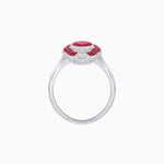Load image into Gallery viewer, Scarab Vintage Art Deco Style Cocktail Ring with Gemstone - Shahin Jewelry
