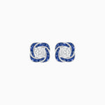 Load image into Gallery viewer, Swirl Convertible Stud Earrings with Diamond - Shahin Jewelry
