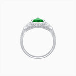 Load image into Gallery viewer, Tiara-Inspired Pear Shape Ring with French-Cut Gemstone Accents - Shahin Jewelry