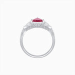Load image into Gallery viewer, Tiara-Inspired Pear Shape Ring with French-Cut Gemstone Accents - Shahin Jewelry